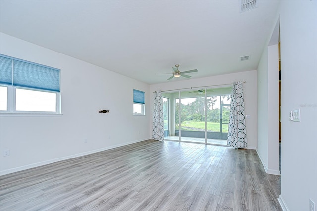 11619 Cambium Crown Dr, Riverview, FL 33569 - unfurnished room featuring ceiling fan and light wood-style floors