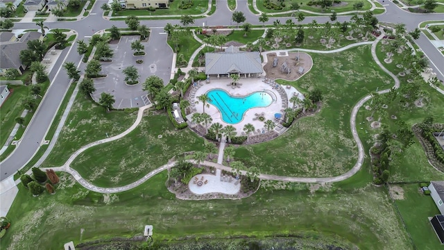 11619 Cambium Crown Dr, Riverview, FL 33569 - aerial overview of property's location with a pool