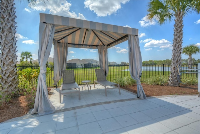 11619 Cambium Crown Dr, Riverview, FL 33569 - view of patio featuring a gazebo