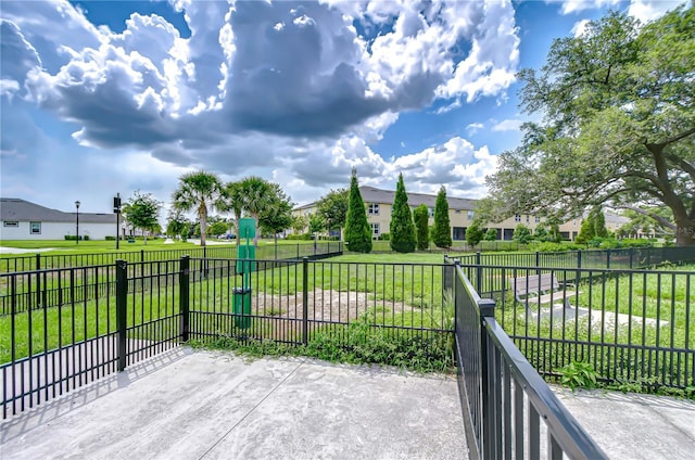 11619 Cambium Crown Dr, Riverview, FL 33569 - view of patio / terrace featuring a residential view