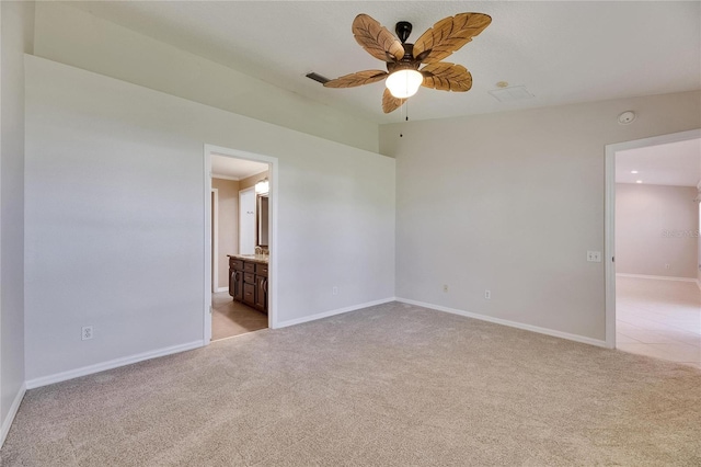318 Lookout Dr, Apollo Beach, FL 33572 - unfurnished room featuring light colored carpet and ceiling fan