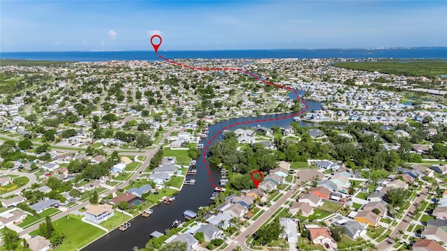 318 Lookout Dr, Apollo Beach, FL 33572 - view of property location featuring a nearby body of water and nearby suburban area