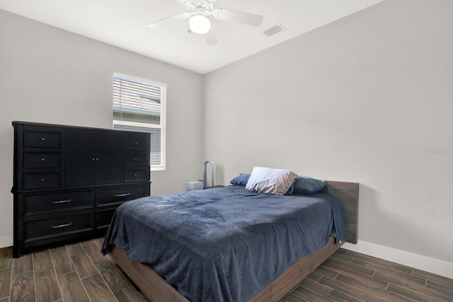 4901 Windingbrook Trl, Wesley Chapel, FL 33544 - bedroom featuring wood finish floors and ceiling fan