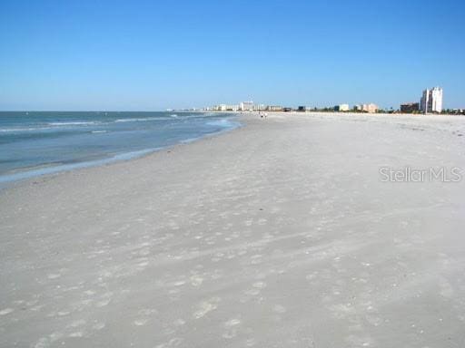12458 1st St W, Treasure Island, FL 33706 - water view featuring local beach