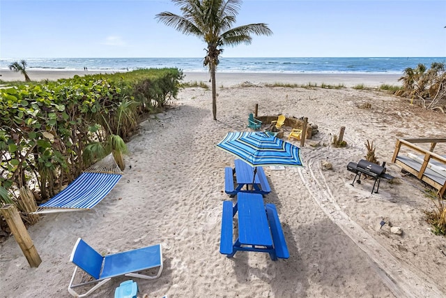 12458 1st St W, Treasure Island, FL 33706 - water view featuring local beach