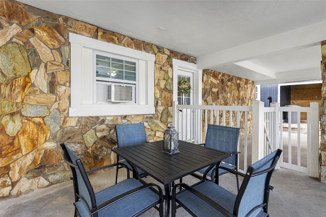 12458 1st St W, Treasure Island, FL 33706 - view of patio / terrace with outdoor dining area