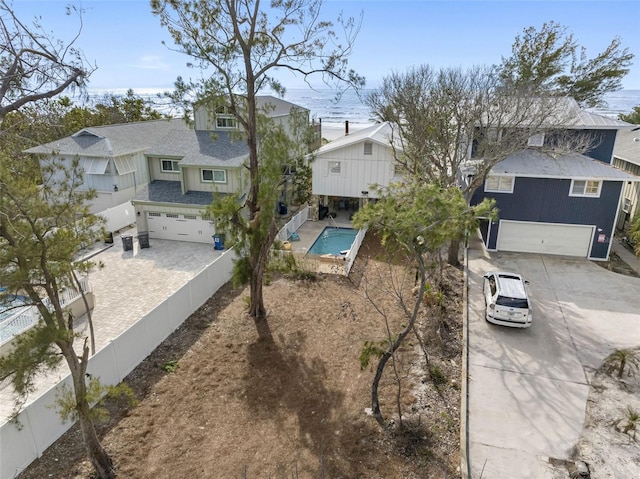 12458 1st St W, Treasure Island, FL 33706 - aerial view of a pool