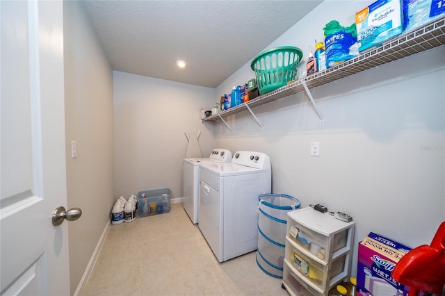 26082 Woven Wicker Bnd, Lutz, FL 33559 - washroom with independent washer and dryer and recessed lighting