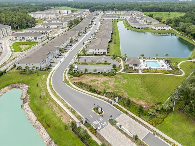 26082 Woven Wicker Bnd, Lutz, FL 33559 - bird's eye view of a large body of water