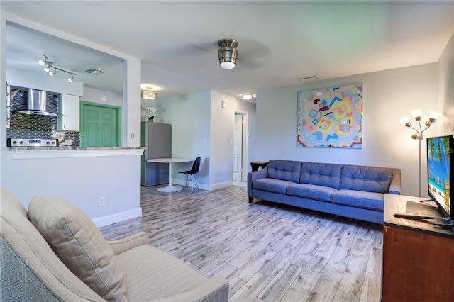 3910 14th Ave N, Saint Petersburg, FL 33713 - living room with wood finished floors