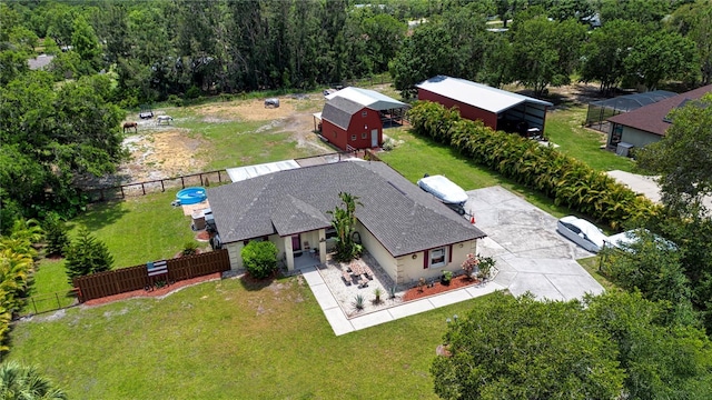 408 River Bed Ct, Wimauma, FL 33598 - aerial view of property and surrounding area