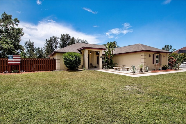 408 River Bed Ct, Wimauma, FL 33598 - ranch-style home featuring stucco siding