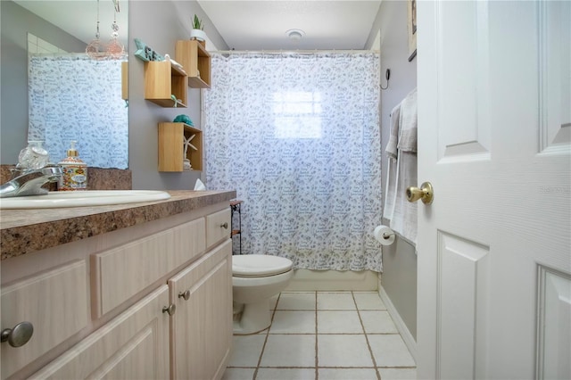 408 River Bed Ct, Wimauma, FL 33598 - bathroom featuring tile patterned floors and vanity