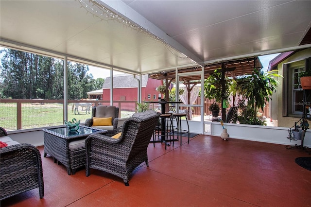 408 River Bed Ct, Wimauma, FL 33598 - view of sunroom