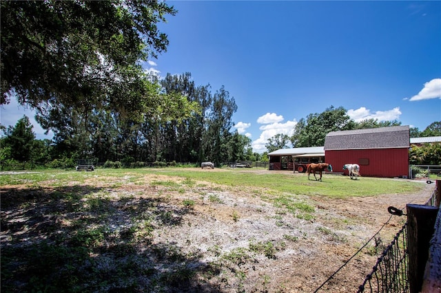 408 River Bed Ct, Wimauma, FL 33598 - view of yard with an outbuilding