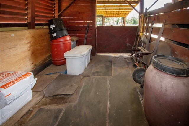 408 River Bed Ct, Wimauma, FL 33598 - detailed view of wood walls and an exterior structure