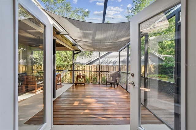 344 Cascade Ln, Palm Harbor, FL 34684 - view of wooden deck