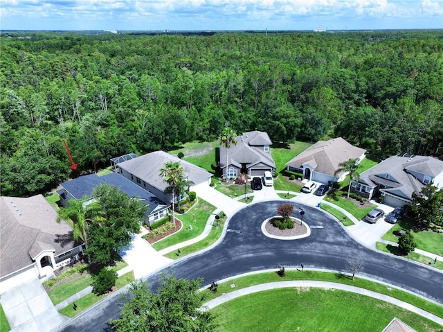 4116 Knollpoint Dr, Wesley Chapel, FL 33544 - aerial overview of property's location featuring nearby suburban area