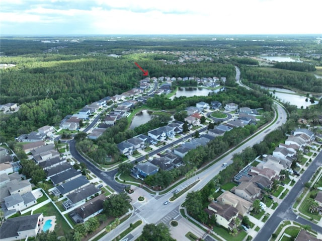 4116 Knollpoint Dr, Wesley Chapel, FL 33544 - aerial view of property and surrounding area featuring nearby suburban area