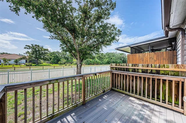 6206 92nd Pl N Unit 3605, Pinellas Park, FL 33782 - wooden deck featuring a fenced backyard