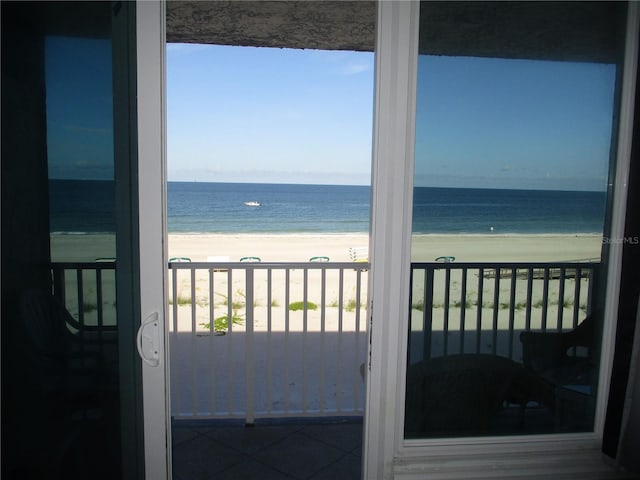 9980 Gulf Blvd Unit 408, Treasure Island, FL 33706 - balcony with view of water and beach