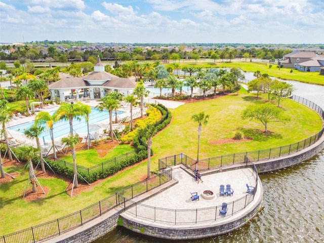 9437 Lemon Drop Loop, Sun City Center, FL 33573 - drone / aerial view of a nearby body of water