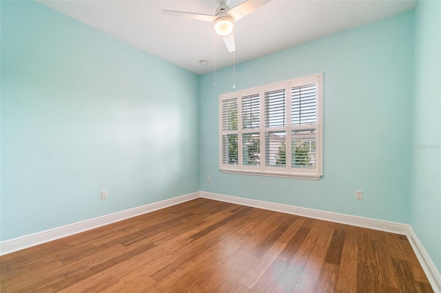 9349 Mira Valle Ln, Winter Garden, FL 34787 - unfurnished room featuring wood finished floors and ceiling fan