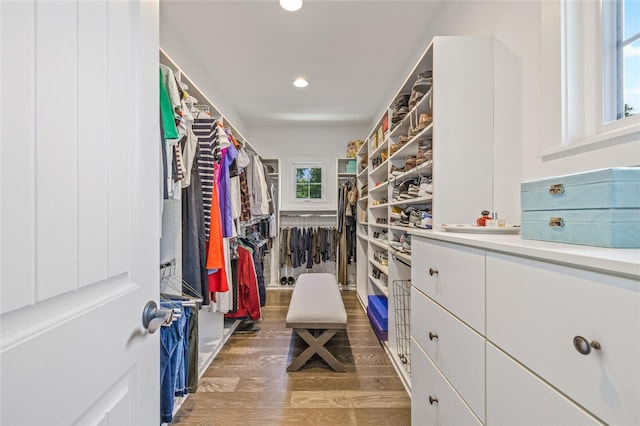 311 12th Ave N, Saint Petersburg, FL 33701 - walk in closet featuring wood finished floors