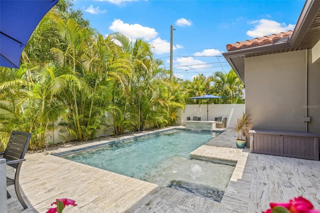 311 12th Ave N, Saint Petersburg, FL 33701 - view of swimming pool with a fenced backyard