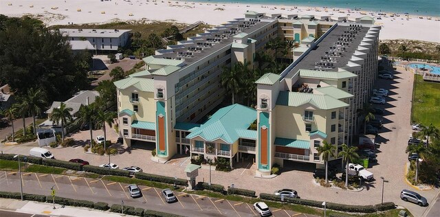 12000 Gulf Blvd Unit 403-S, Treasure Island, FL 33706 - drone / aerial view of expansive beach