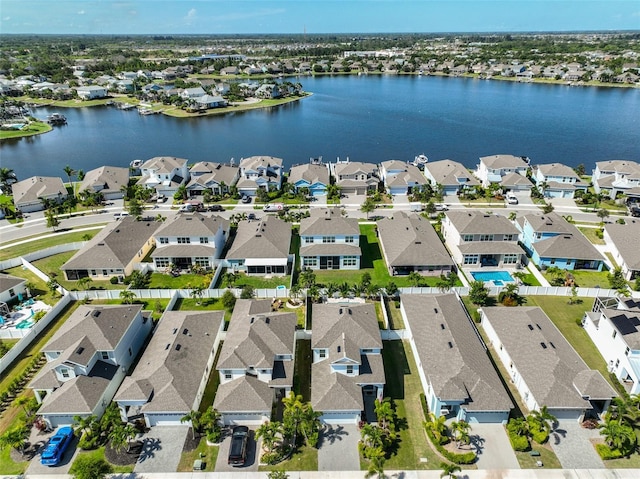 314 Blackrock Ln, Apollo Beach, FL 33572 - aerial perspective of suburban area featuring a large body of water