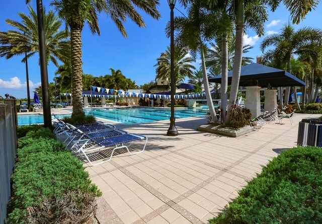 314 Blackrock Ln, Apollo Beach, FL 33572 - community pool with a patio