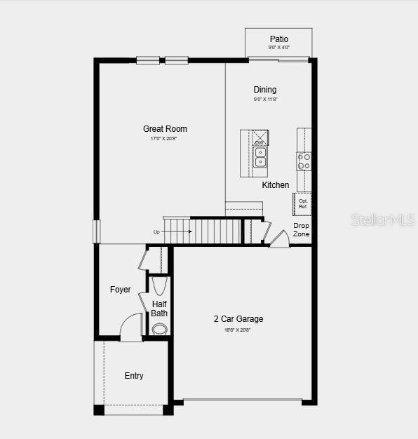 12474 Gust Ct, Hudson, FL 34669 - view of property floor plan