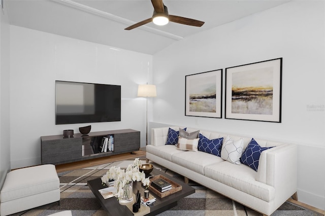 1707 Windsor Way, Tampa, FL 33619 - living area featuring ceiling fan