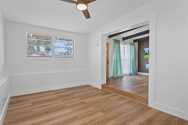 1707 Windsor Way, Tampa, FL 33619 - unfurnished room with ceiling fan and light wood-type flooring
