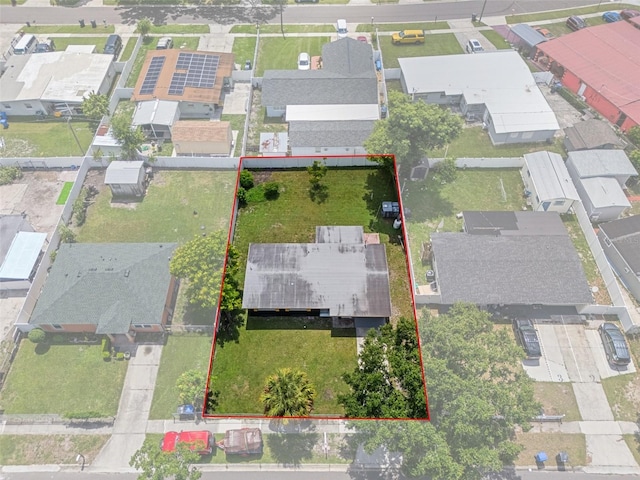 1707 Windsor Way, Tampa, FL 33619 - aerial view of residential area with property boundaries highlighted