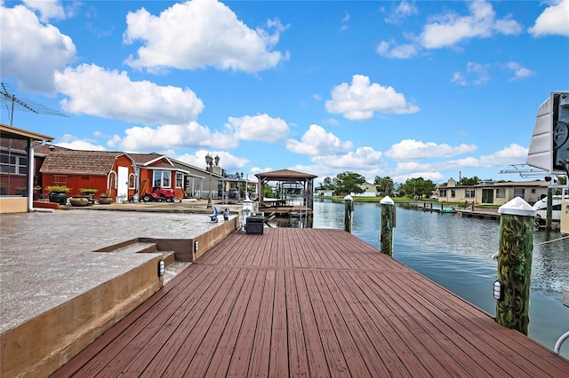 13814 Lavender Ave, Hudson, FL 34667 - dock area with a water view