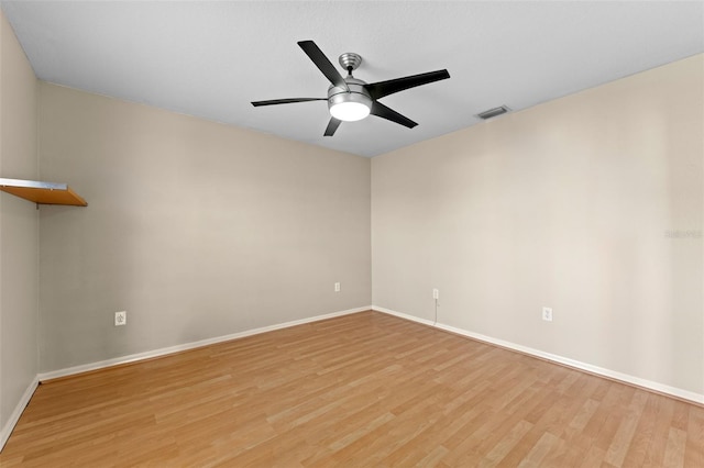 5309 Spectacular Bid Dr, Wesley Chapel, FL 33544 - unfurnished room featuring light wood-type flooring and a ceiling fan