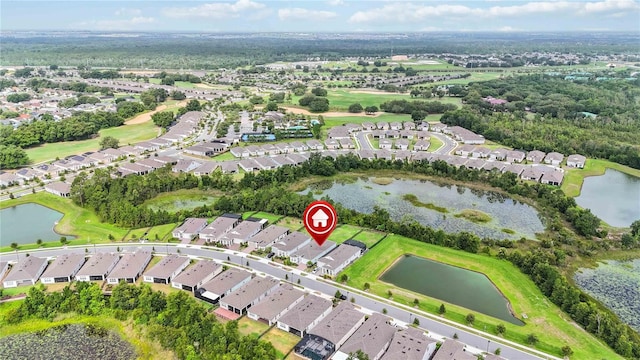 2132 Limestone Trl, Kissimmee, FL 34747 - view of property location featuring a large body of water and nearby suburban area