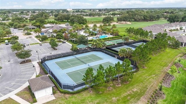 2132 Limestone Trl, Kissimmee, FL 34747 - aerial view of a local golf course and a pool