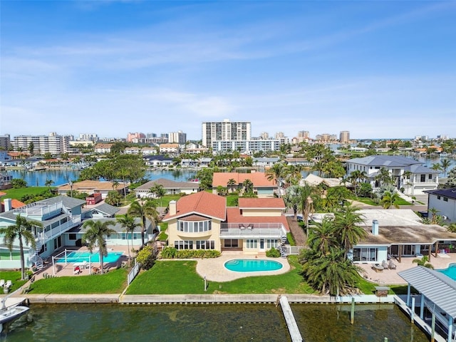 413 Midway Is, Clearwater Beach, FL 33767 - aerial view of a large body of water