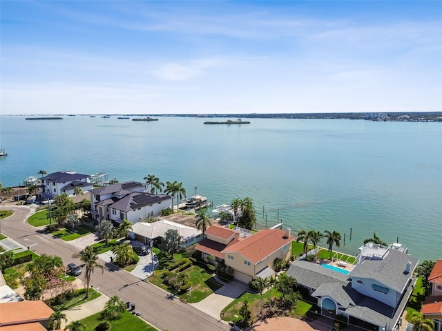 413 Midway Is, Clearwater Beach, FL 33767 - aerial perspective of suburban area with a nearby body of water