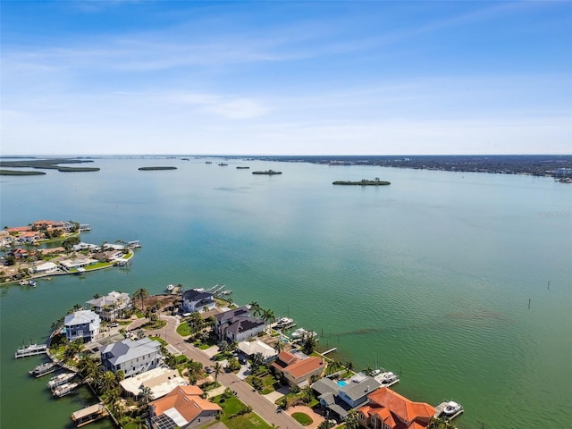 413 Midway Is, Clearwater Beach, FL 33767 - aerial perspective of suburban area featuring a nearby body of water