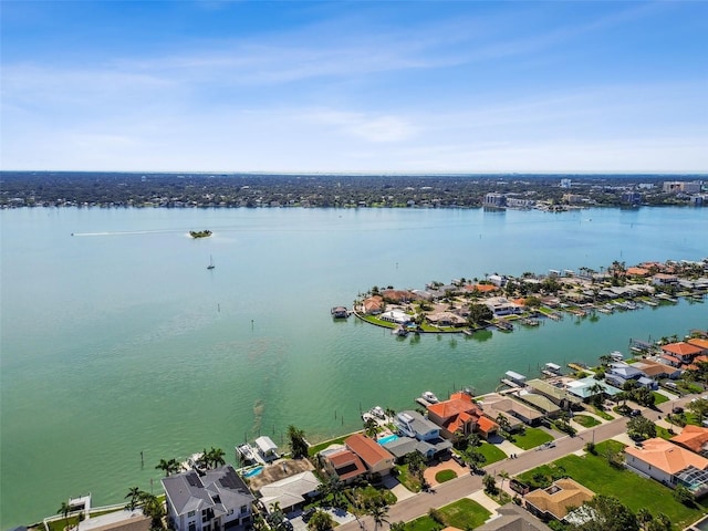 413 Midway Is, Clearwater Beach, FL 33767 - aerial perspective of suburban area with a large body of water