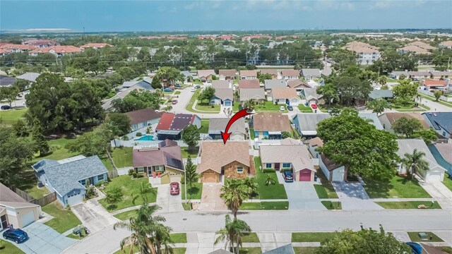 1331 Coolmont Dr, Brandon, FL 33511 - aerial perspective of suburban area