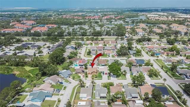 1331 Coolmont Dr, Brandon, FL 33511 - aerial overview of property's location with a large body of water and nearby suburban area