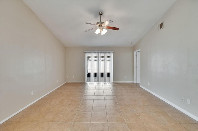 1331 Coolmont Dr, Brandon, FL 33511 - unfurnished room with a ceiling fan and light tile patterned floors