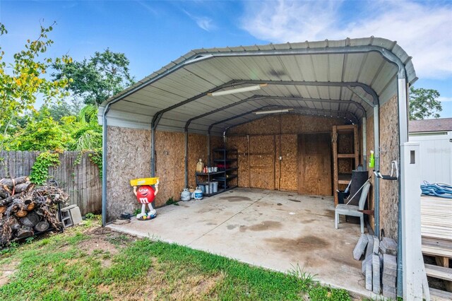 915 S Miller Rd, Valrico, FL 33594 - view of car parking featuring a detached carport