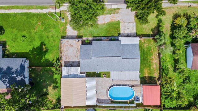 915 S Miller Rd, Valrico, FL 33594 - bird's eye view of a pool area