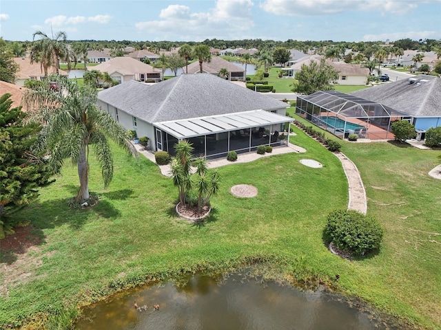 2306 Emerald Lake Dr, Sun City Center, FL 33573 - aerial perspective of suburban area